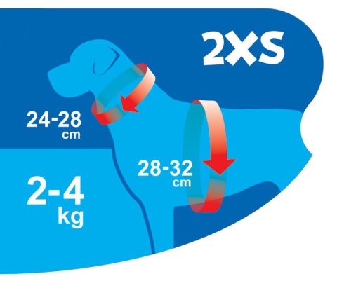 Happet Air Comfort 2XS brązowe – szelki/puszorek dla psa i kota