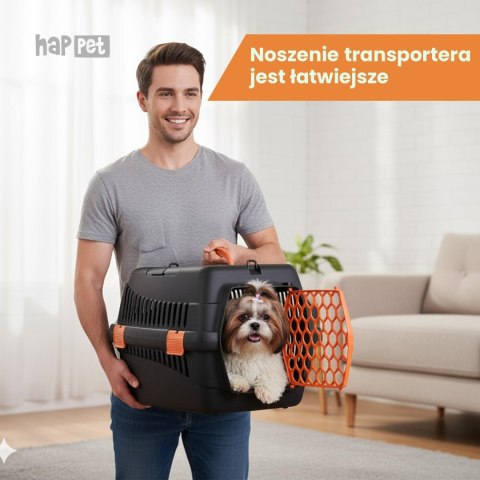 Transporter Teddy M pomarańczowy