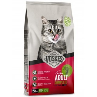 Voskes Adult Chicken - sucha karma dla dorosłych kotów z kurczakiem 2kg