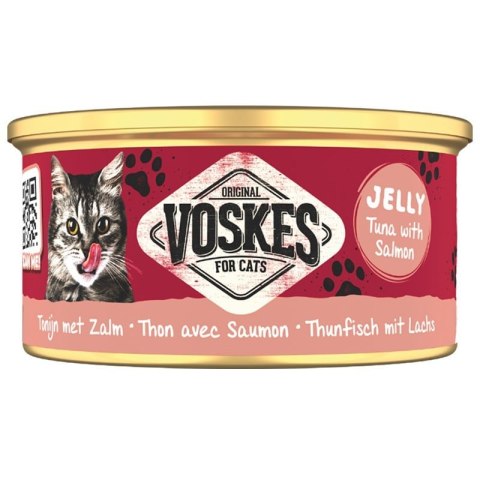 Voskes Tuna With Salmon - tuńczyk z łososiem mokra karma dla kota 85g