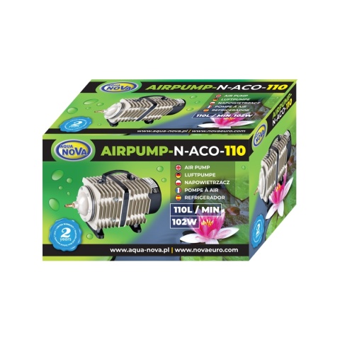 Aqua Nova N-ACO-110, 110 l/min – pompa tłokowa do oczek wodnych i hodowli