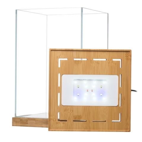 Aquael Selva Mini Terrarium – szklane terrarium z LED WRGB i bambusem