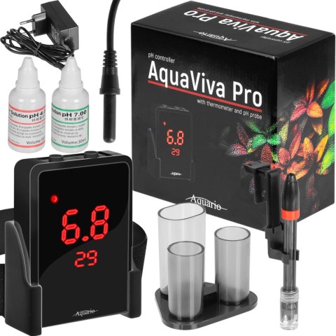 Aquario Exclusive 2.0 - zestaw CO2 z elektrozaworem i komputerem pH + butla 8l
