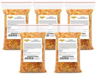 Glopex Eigelb-Mix 1kg/5l (5x200g) – wzrostowy pokarm płatkowany dla ryb