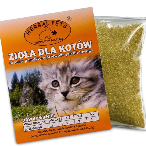 Herbal Pets - zioła na pasożyty dla kotów