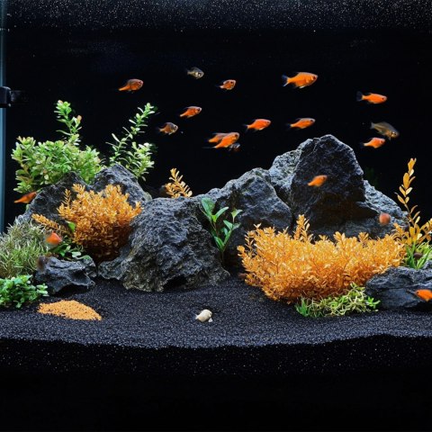 Kruger Meier Obsidian Shadow 0.8-1.6 mm - Piasek akwarystyczny 2 kg