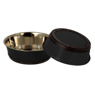 Happet metalowa miska z gumą antypoślizgową 17 cm 0,7 l M132