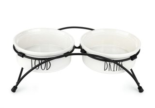 Happet miski ceramiczne na stojaku 15 cm 0,81 l – dla psów i kotów