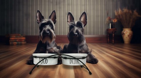 Happet miski ceramiczne na stojaku 15 cm 0,81 l – dla psów i kotów