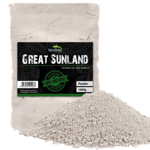 Terrario Great Sunland 1kg - biała glina do terrarium