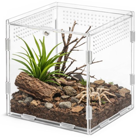 Terrario MicroAir Hab - terrarium akrylowe 15x15x15cm