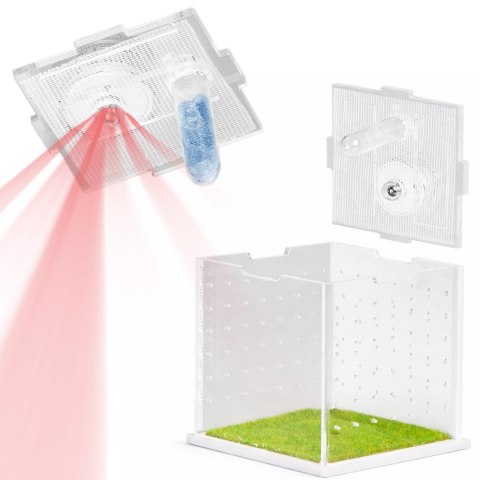 Terrario SpiderNook M - mini terrarium akrylowe z oświetleniem