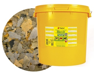 Tropical Bio-Vit wiadro 21L/4kg Pokarm roślinny dla ryb akwariowych