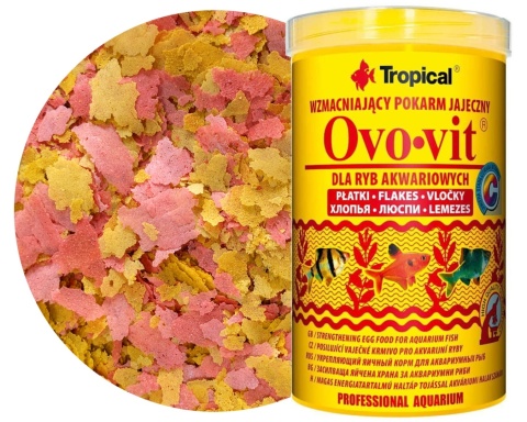 Tropical Ovo-Vit 1000ml 200g Pokarm dla ryb wzmacniający z żółtkami jaj
