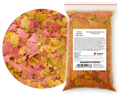 Tropical Ovo-Vit 200g/1050ml wzmacniający pokarm płatkowany z żółtkami jaj