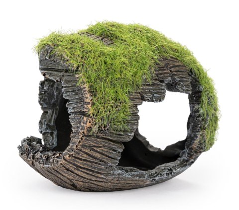 Happet beczka z mchem R193 duża – dekoracja i kryjówka do akwarium