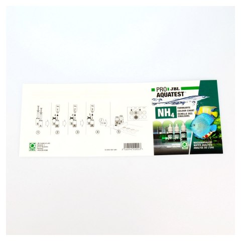JBL ProAquaTest NH4 – szybki test amonu i amoniaku do akwarium i stawu