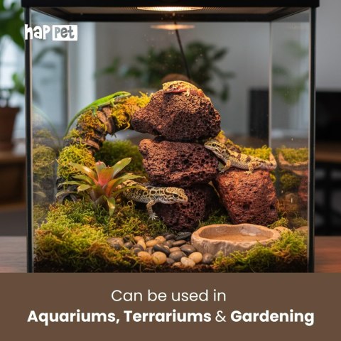 Lawa czerwona Happet puzzle 0,5 kg – kamień dekoracyjny do akwarium