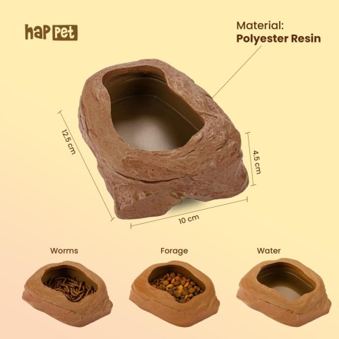 Miska na larwy do terrarium 12.5cm R182