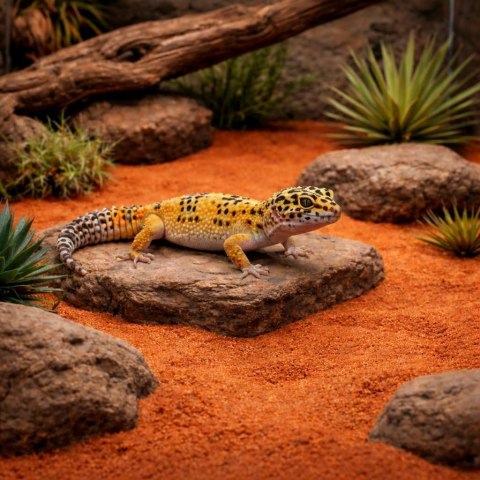 Piasek do terrarium Happet czerwony 10kg