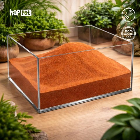 Piasek do terrarium Happet czerwony, 1kg