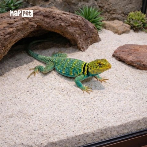 Piasek do terrarium Happet kremowy 10kg
