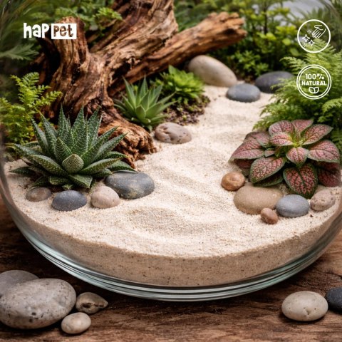 Piasek do terrarium Happet kremowy 5kg