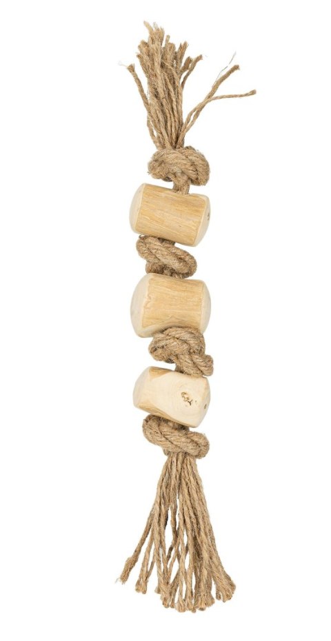 Happet szarpak z drzewa kawowego i konopi – naturalna zabawka dla psa