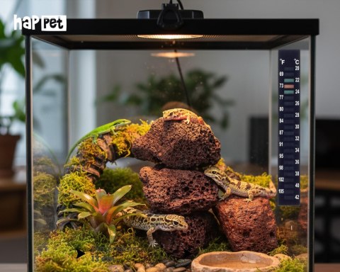 Termometr do terrarium Happet samoprzylepny