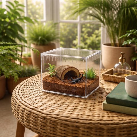 Terrarium akrylowe 13x11x12cm