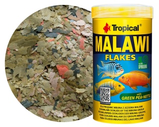 Tropical Malawi Flakes 250 ml / 50 g – pokarm roślinny dla pyszczaków mbuna