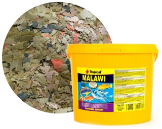 Tropical Malawi wiaderko 5l 1kg Pokarm płatkowany dla pyszczaków