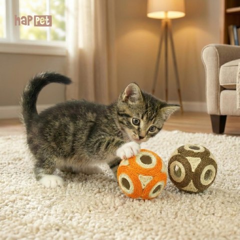 Zabawka piłka Happet K030 sizal 12cm