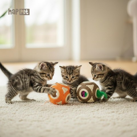 Zabawka piłka Happet K030 sizal 12cm