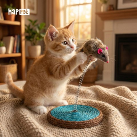 Zabawka sprężyna/myszka Happet K048 12cm