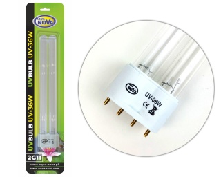 AQUA NOVA Żarnik promiennik UV 36W 415mm 2G11 do sterylizatorów i filtrów