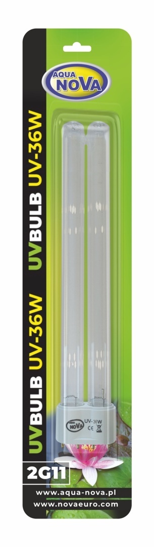 AQUA NOVA Żarnik promiennik UV 36W 415mm 2G11 do sterylizatorów i filtrów