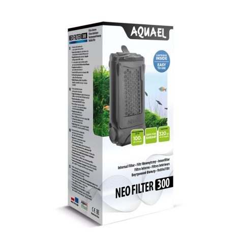Aquael Neo 300 – filtr wewnętrzny 320 l/h do akwarium do 100 l