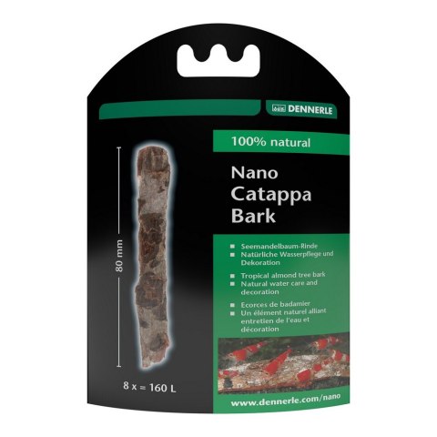 DENNERLE naturalna kora migdałów morskich Nano Catappa Barks (5867)