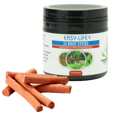 Easy Life Root Sticks 25 szt. – pałeczki nawozowe do roślin akwariowych