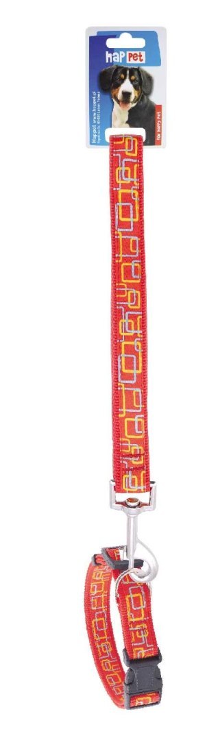 Komplet smycz i obroża Basic Style, szerokość 2.5 cm