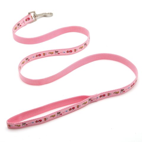 Komplet smycz i obroża Basic Style, szerokość 2 cm
