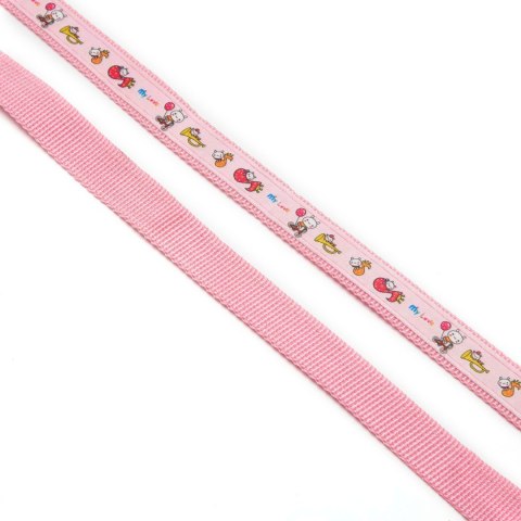 Komplet smycz i obroża Basic Style, szerokość 2 cm