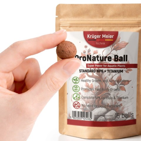 Kruger Meier ProNature Ball 15 - kulki nawozowe z biostymulatorem