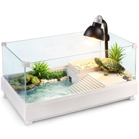 Kruger Meier Turtle Shell Garden - akwarium dla żółwia z wyspą 49x31x18.5