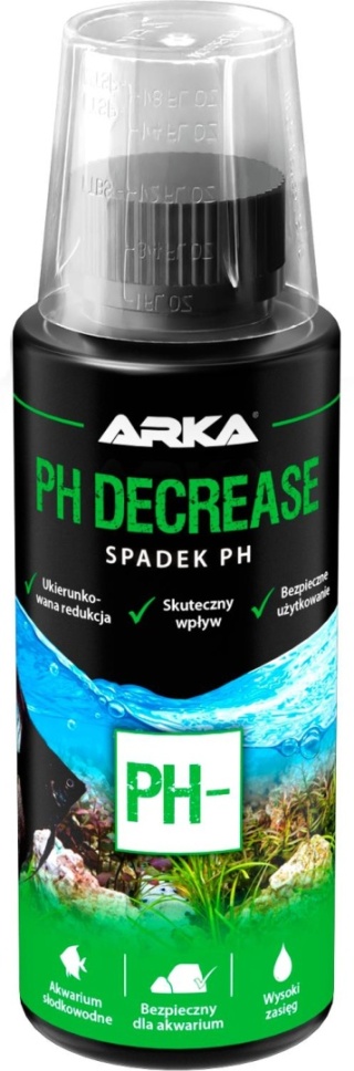 Arka pH Decrease 118 ml – obniżanie pH w akwarium słodkowodnym