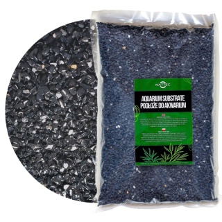 Nattec Sumba Gravel 3-5 mm 5 kg – naturalny czarny żwir do akwarium