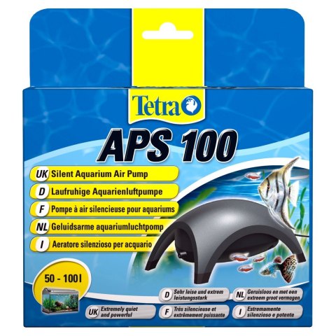 TETRA Aquarium Air Pumps APS 100 pompa napowietrz.czarna 50-100l jedno wyj. (T143142)