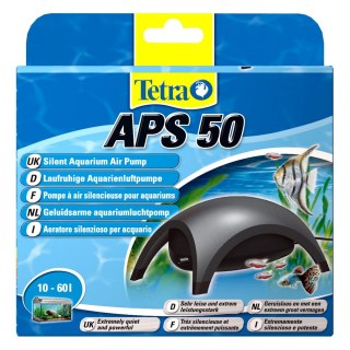TETRA Aquarium Air Pumps APS 50 pompa napowietrz. czarna 10-60l jedno wyj. (T143128)