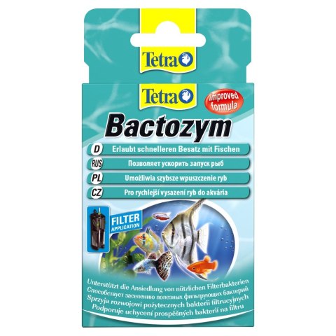 Tetra Bactozym 10 tabletek – enzymy i odżywka dla bakterii do akwarium